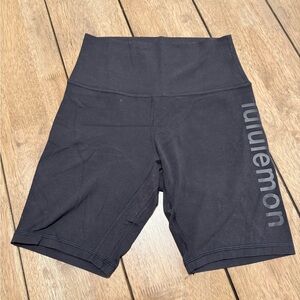 Lululemon Align Logo Bike Shorts